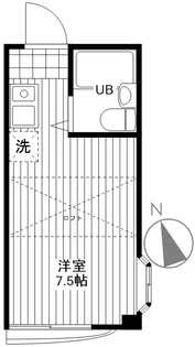 コスモクリエイト【3階】の間取り