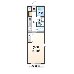 クリーンコート【1階】の間取り