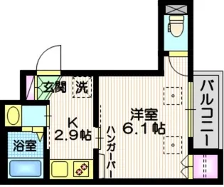 ヴィクトワール【3階】の間取り