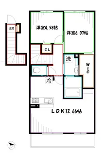 NKガーデン【2階】の間取り