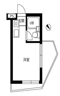 スカイコート品川第3【3階】の間取り
