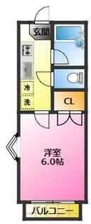 ボヌール元住吉【1階】の間取り