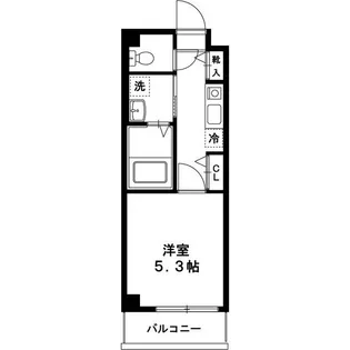 2ndブレスト【3階】の間取り