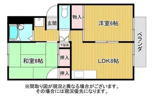 メゾンルミエール【1階】の間取り