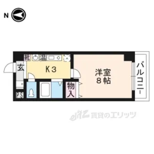 RoomsOoji【3階】の間取り