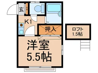 コ-ポITO【1階】の間取り