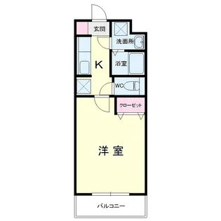 Cynthia山下(シンシアヤマシタ)【4階】の間取り