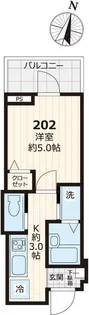ムーンライズ【2階】の間取り