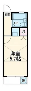 クロノス南橋本【1階】の間取り