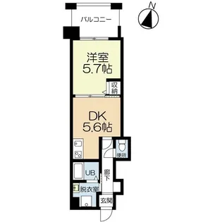 クレストパーク平尾【10階】の間取り