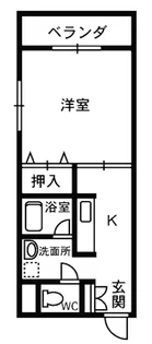 ビレッジ・ウエストヒル【2階】の間取り