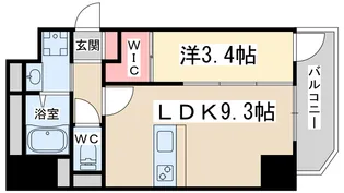 セレニテ東梅田アリエ【12階】の間取り