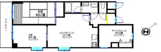 ホーユウパレス横浜羽沢【4階】の間取り