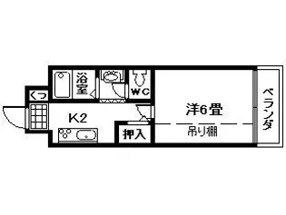 ペガサス6【4階】の間取り