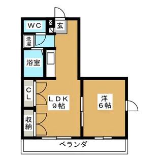エトワール上柚木【3階】の間取り