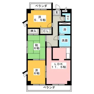 トミー寺崎【4階】の間取り