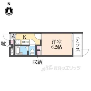 レオパレスカサグランデ【1階】の間取り