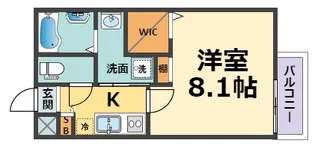 ワコーレヴィータ甲子園WEST【1階】の間取り
