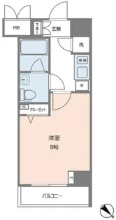 メイクスデザイン王子【7階】の間取り