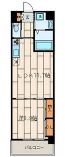 iランド川崎【6階】の間取り