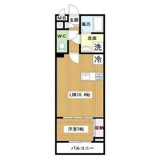 MTF-II咲【1階】の間取り