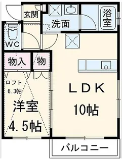 Advantage【2階】の間取り