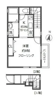シャンブル【2階】の間取り