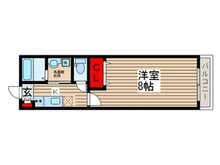 ECRAS【2階】の間取り