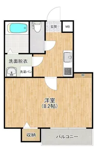 TYエスペランス南池袋【3階】の間取り