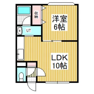 フロリザン【1階】の間取り