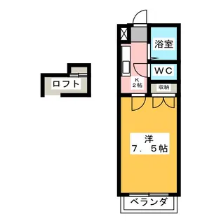 ハイツジュビロ【2階】の間取り