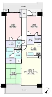 ザ・ウインベル臼井王子台【3階】の間取り