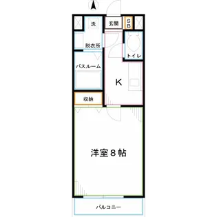アマービレ国立【3階】の間取り