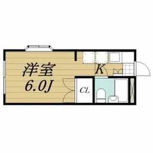 ウッドストック【2階】の間取り