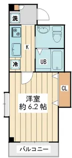 ウッディ【4階】の間取り