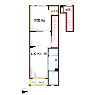 プルニール【1階】の間取り