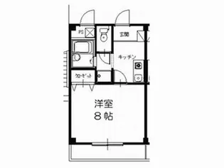 グランデージすみれ【1階】の間取り