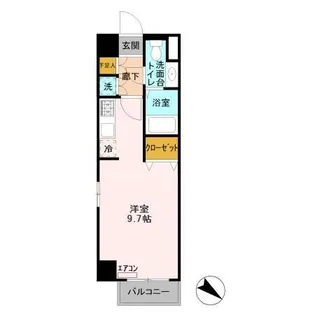 登戸N・Tステージ【6階】の間取り