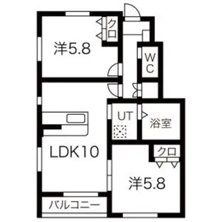 ルミエール【1階】の間取り
