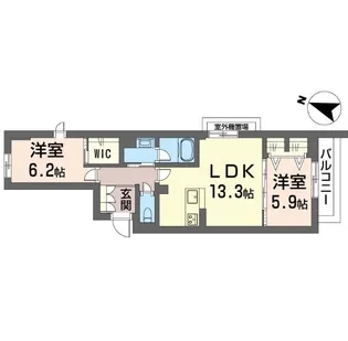 アドバンス【2階】の間取り