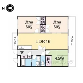 バローゼ12【3階】の間取り