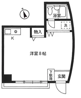 メゾン・ド・クリザンテイム【1階】の間取り