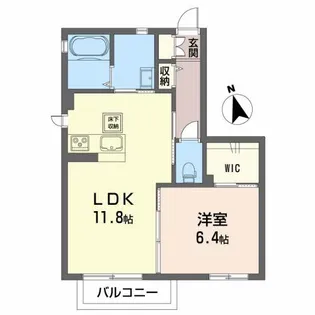 フチュール B【2階】の間取り