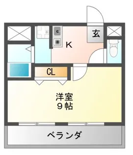 サンコークレアール【5階】の間取り