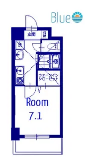 ルート茅ヶ崎【6階】の間取り
