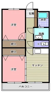 カーサ小川I【3階】の間取り