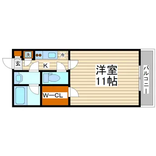 コンフォートEXE新田ステーション【3階】の間取り