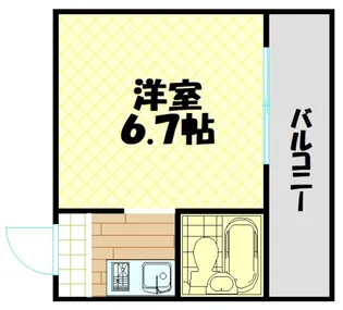 レガーレ大正【5階】の間取り