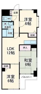 バルカロールB【3階】の間取り