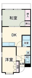 Sマンション西川越【3階】の間取り